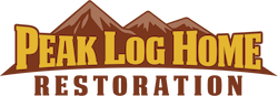 Peak Log Home Restoration Logo